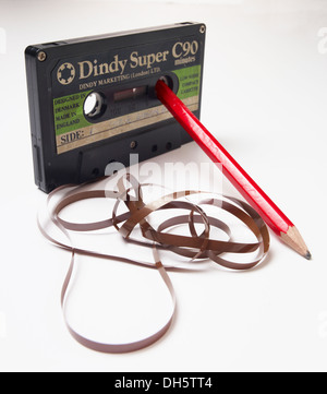 Super Dindy cassetta audio Foto Stock