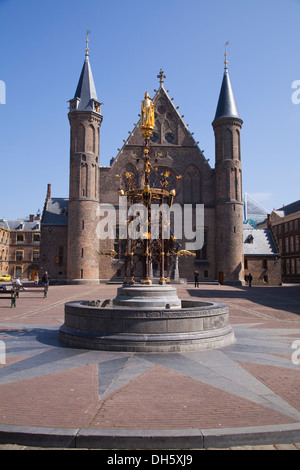 Europa, Paesi Bassi, Den Haag, Binnenhof,l'Ridderzaal Foto Stock