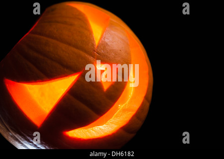 Zucca di Halloween Foto Stock