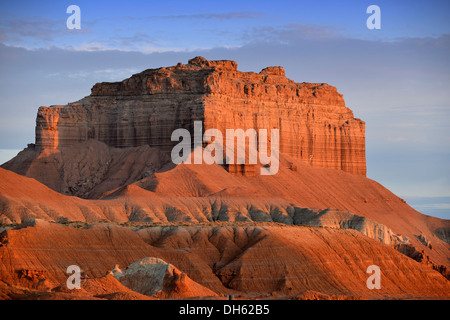 Wild Horse Butte, Goblin Valley State Park, San Rafael Reef, nel deserto dello Utah, Stati Uniti d'America Southwestern, STATI UNITI D'AMERICA Foto Stock