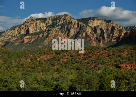 Red Rocks, Oak Creek Canyon Sedona in Arizona, Southwest, Stati Uniti d'America, STATI UNITI D'AMERICA Foto Stock