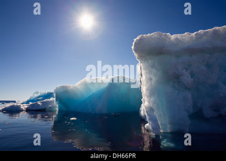 Iceberg, Penisola Antartica, Antartide Foto Stock