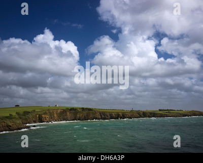 Atlantic Beach nella baia di Douarnenez, Finisterre, Bretagna Francia, Europa publicground Foto Stock