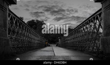 Ponte sul fiume Boyne Foto Stock