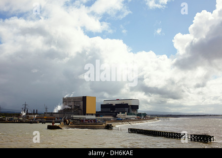 Centrale nucleare di Heysham power station, LANCASHIRE REGNO UNITO Foto Stock