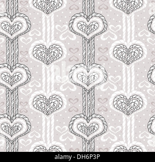 Abstract carino modello cuore Foto Stock