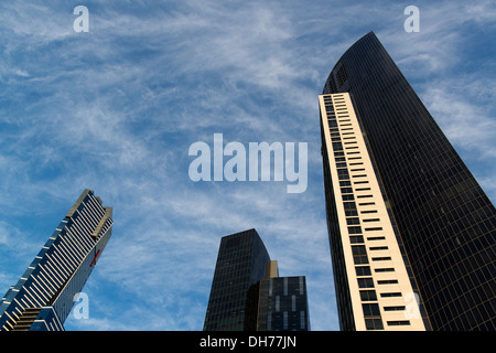 Edifici alti sulla Southbank, Melbourne. Foto Stock