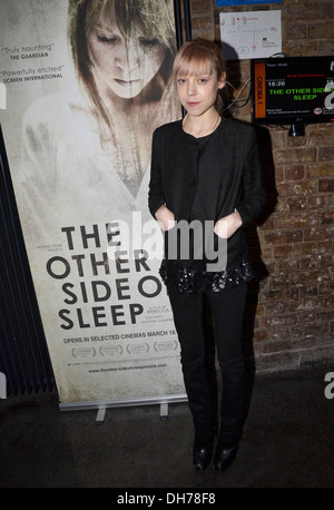 Antonia Campbell-Hughes Premiere di 'l'altro lato del sonno" tenutasi presso IFI - Arrivi Dublino Irlanda - 15.03.12 Foto Stock