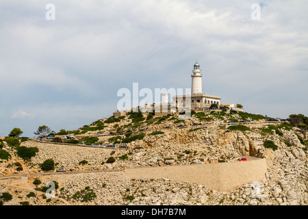 Faro in Formentor, Mallorca. Foto Stock