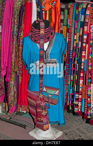 Fashion Shop marrakech marocco Medina Souk Mercato Foto Stock