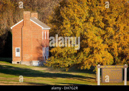 Gordon storico Home (b. 1817-1818) lungo Natchez Trace Parkway, Tennessee, Stati Uniti d'America Foto Stock