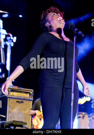 Ledisi esegue 7 annuale Jazz nei giardini a Sunlife Stadium Miami Florida - 17.03.12 Foto Stock