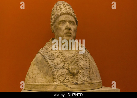 Ritratto di papa Alessandro VI, Roma tardo XV secolo al Bode Museum di Berlino Foto Stock