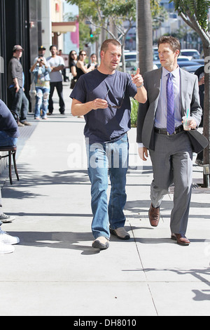 Chris O'Donnell fuori e circa in Beverly Hills. Los Angeles, California - 21.03.12 Foto Stock