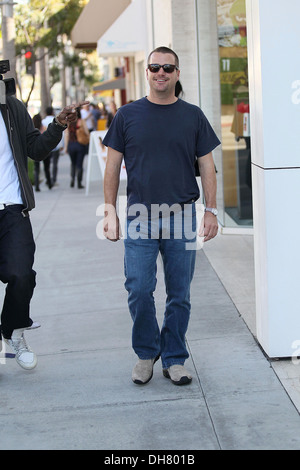 Chris O'Donnell fuori e circa in Beverly Hills. Los Angeles, California - 21.03.12 Foto Stock