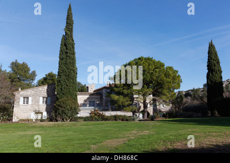 Domaine de Valmouriane, Country Hotel, vicino a St Remy Provence, Francia Foto Stock