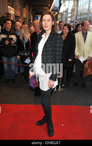 Gina McKee "Discorso del Re" premere la notte presso Wyndham's Theatre - Arrivi Londra Inghilterra - 27.03.12 Foto Stock