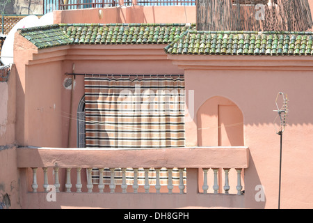 Marrakech casa presa da un tetto in Marocco Foto Stock