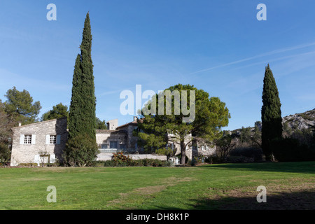 Domaine de Valmouriane, Country Hotel, vicino a St Remy Provence, Francia Foto Stock