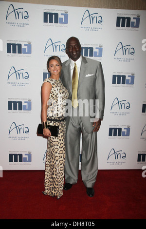 Michael Jordan Yvette Prieto di sport & intrattenimento stelle si riuniscono per la undicesima edizione del Michael Jordan Celebrity Invitational a Gala Foto Stock