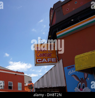 Rose Corner Cafe Bo-Kaap, Cape Town. Foto Stock