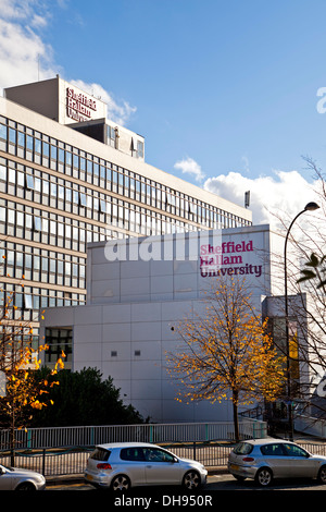 La Owen costruire parte di Hallam University campus Sheffield South Yorkshire Regno Unito Foto Stock