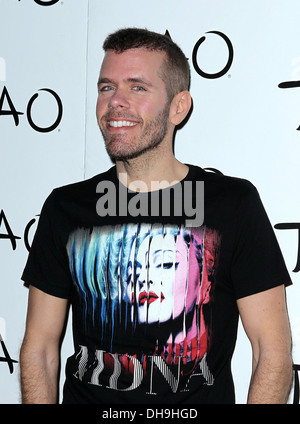 Perez Hilton Perez Hilton festeggia il suo compleanno e il rilascio di MDNA nuovo album da Madonna a Tao Nightclub al Venetian Foto Stock