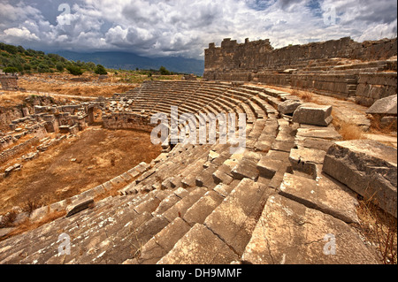 Anfiteatro romano di Xanthos Foto Stock