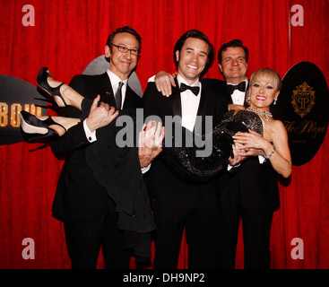 Jay Russell Tom Pelphrey Michael Cumpsty e Tracie Bennett Broadway apertura notturna dopo essere partito per 'Fine del Rainbow" tenutasi presso Foto Stock