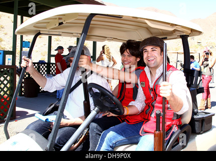 Reid Perry Neil Perry NRA Paese ACM Celebrity sparare al Desert Hills Shooting Club Las Vegas Nevada - 31.03.12 Foto Stock