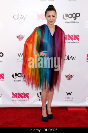 Cina Chow del logo '2012' NewNowNext Awards tenutosi a Avalon Hollywood, California - 05.04.12 Foto Stock