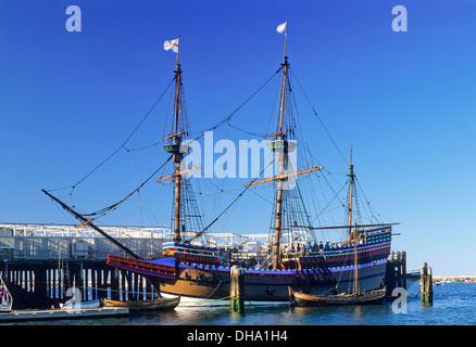 Mayflower II, Plymouth, Massachusetts, STATI UNITI D'AMERICA. Foto Stock