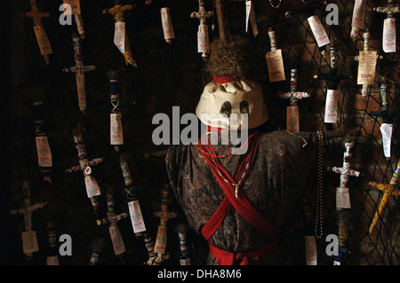 Il New Orleans Historic Voodoo Museum. Oggetti Voodoo. New Orleans. Stati Uniti d'America. Foto Stock