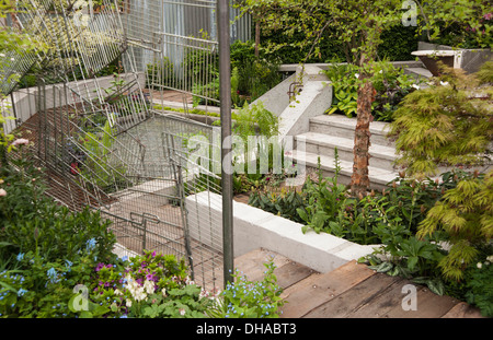 Chelsea Flower Show 2013, la terra desolata, Designer Kate Gould. Medaglia d'oro Foto Stock