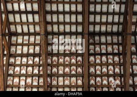 Grado, Italia: Vecchia chiesa, dettaglio interni Foto Stock
