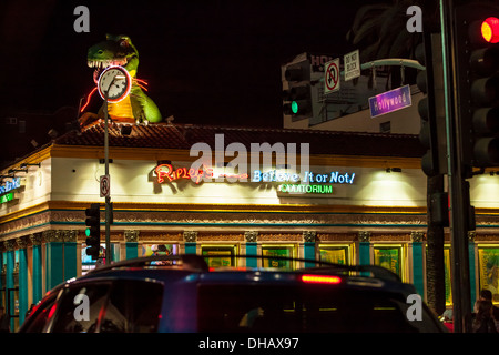 Il Museo Ci credi o no di Ripley su Hollywood Blvd Foto Stock