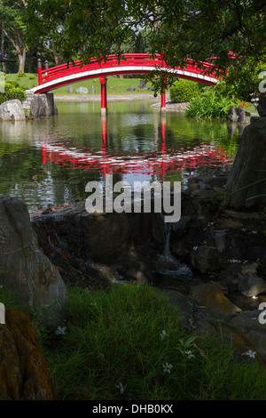 Singapore Giardino giapponese è basata sui giardini giapponesi dal Periodo Muromachi al Periodo Momoyama Foto Stock