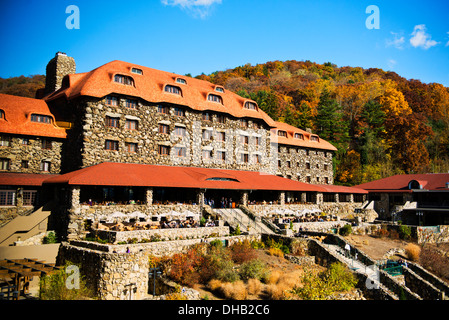 I colori autunnali a Grove Park Inn Asheville Carolina del Nord Foto Stock