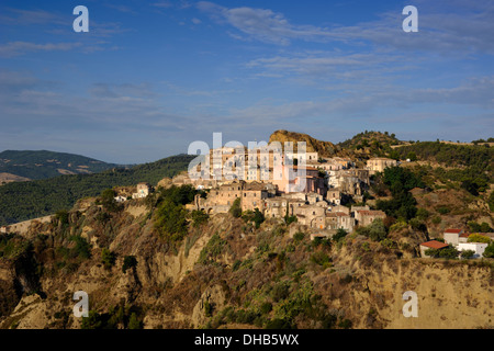 Italia, Basilicata, Tursi, l'antico villaggio arabo chiamato Rabatana Foto Stock