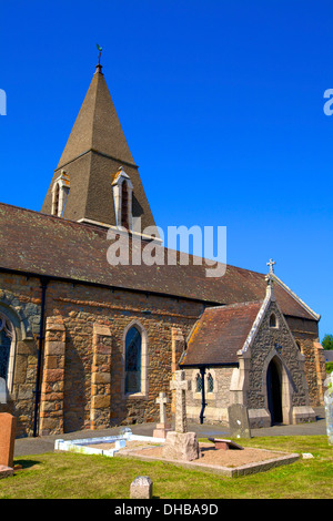 St Ouen la chiesa di St. Ouen, Jersey, Isole del Canale Foto Stock