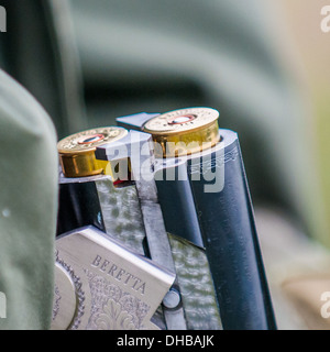 Un Beretta al di sopra e al di sotto di fucile sparato Foto Stock