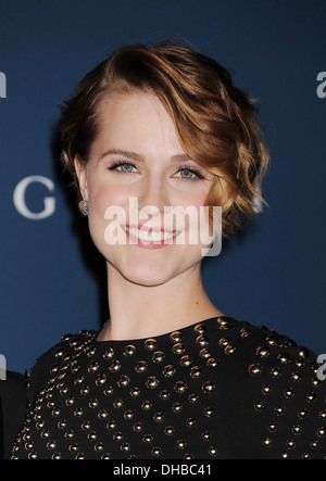 EVAN RACHEL WOOD US attrice cinematografica nel novembre 2013. Foto di Jeffrey Mayer Foto Stock