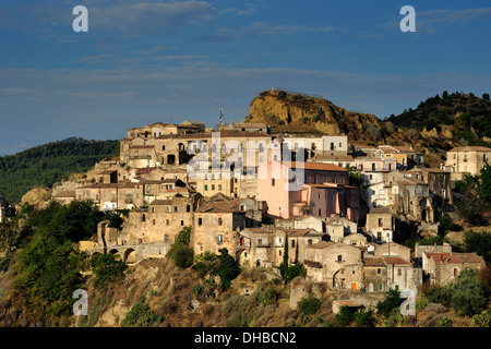 Italia, Basilicata, Tursi, l'antico villaggio arabo chiamato Rabatana Foto Stock