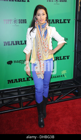 Janina Gavankar Los Angeles Premiere di Magnolia immagine 'Marley" tenutosi a cupola al Arclight Hollywood - Hollywood arrivi Foto Stock