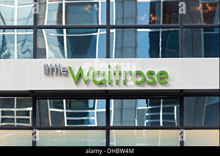 Little waitrose store Birmingham il negozio di drogheria snow hill Foto Stock