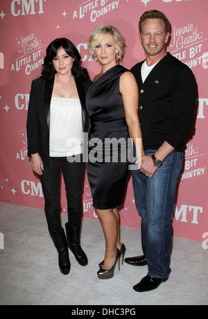 Shannen Doherty Jennie Garth, Ian Ziering Jennie Garth il quarantesimo compleanno & Premiere Party per 'Jennie Garth: un Foto Stock