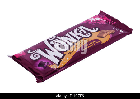 Un Wonka chocolate bar su sfondo bianco Foto stock - Alamy