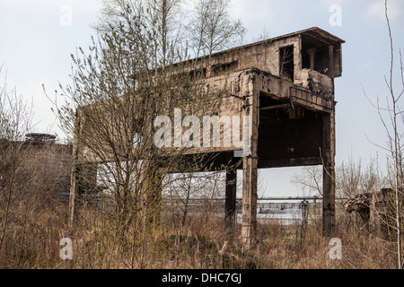 Derelitti Poldi Steel Works fabbrica a Kladno in Repubblica Ceca Foto Stock