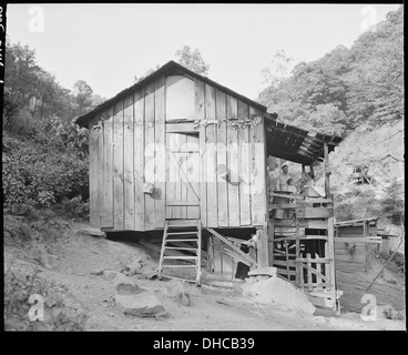 Camera (due) Casa di Charlie Davis. Coleman Fuel Company, Uccello Rosso miniera, campo, Bell County, Kentucky 541137 Foto Stock