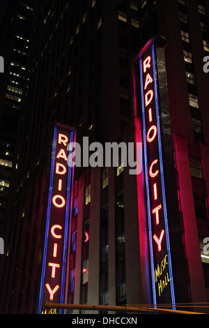 Radio City Music Hall di Manhattan Foto Stock